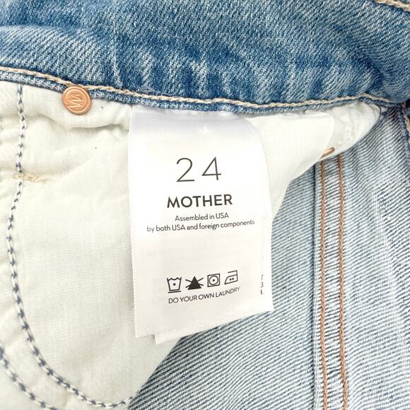 MOTHER Trickster Short Fray Shorts in Slay It With Flowers 24|XS - Picture 8 of 12